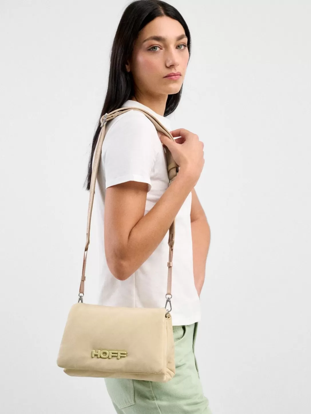 HOFF Nylon Everest Beige Shoulder Bag Hot