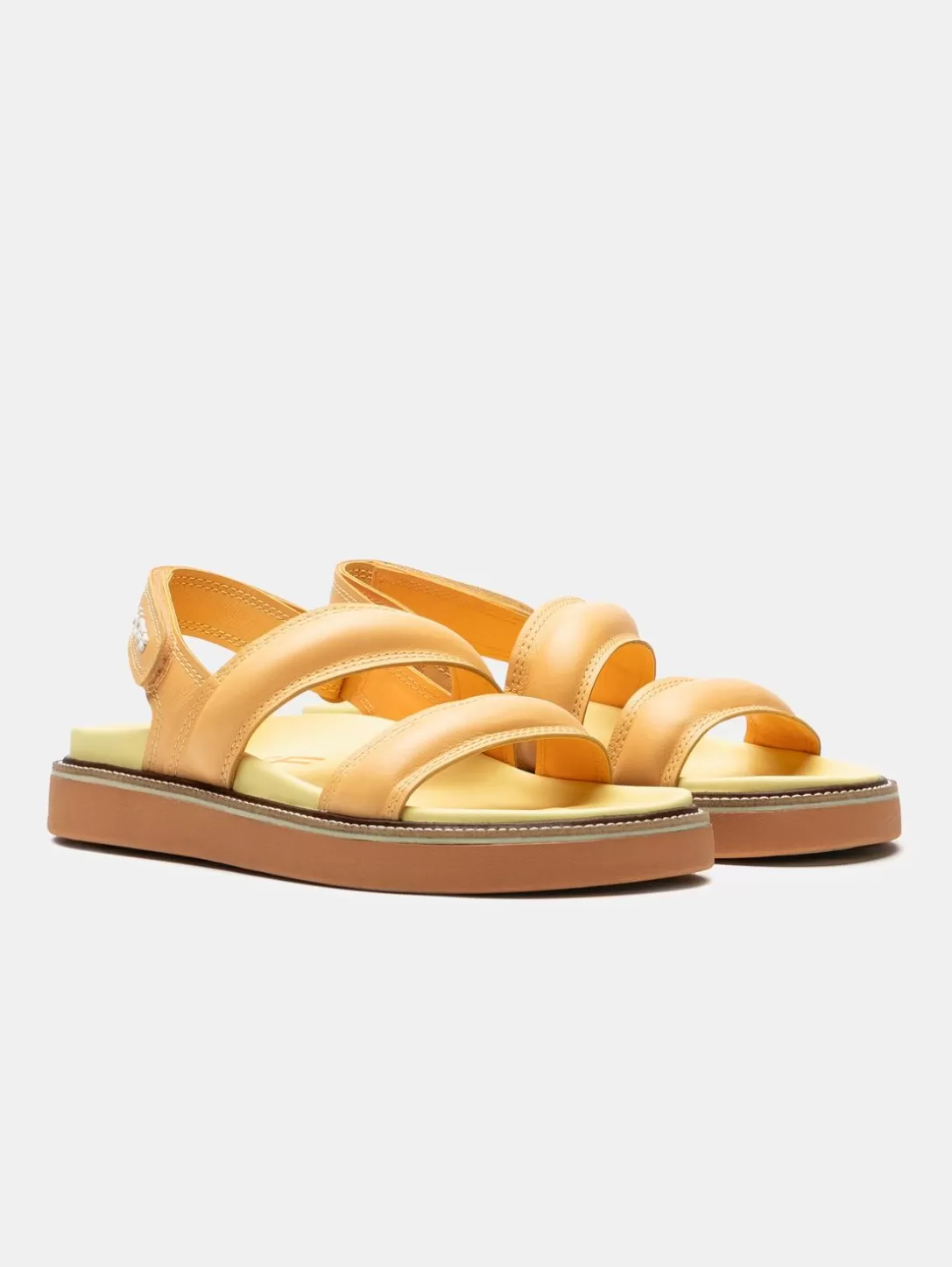 HOFF Sandal Leather Road Peach New