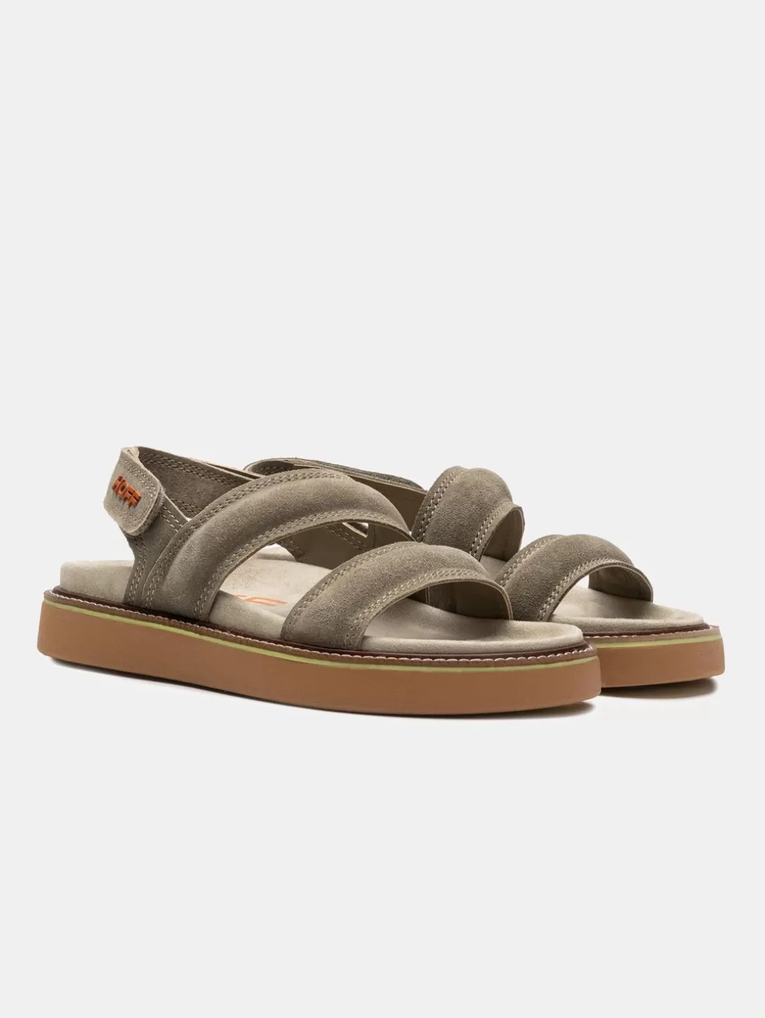 HOFF Sandal Leather Road Road Khaki Online